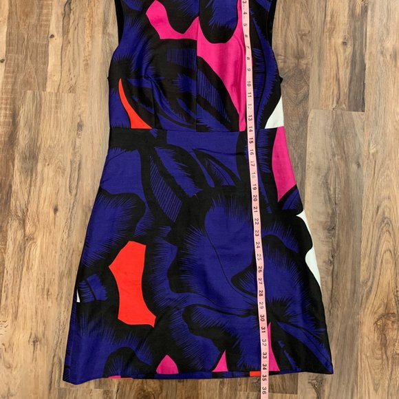 Diane Von Furstenberg Yvette Floral Sateen Dress - Picture 5 of 7